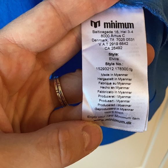 Minimum sky blue blouse, size M - Picture 4 of 4